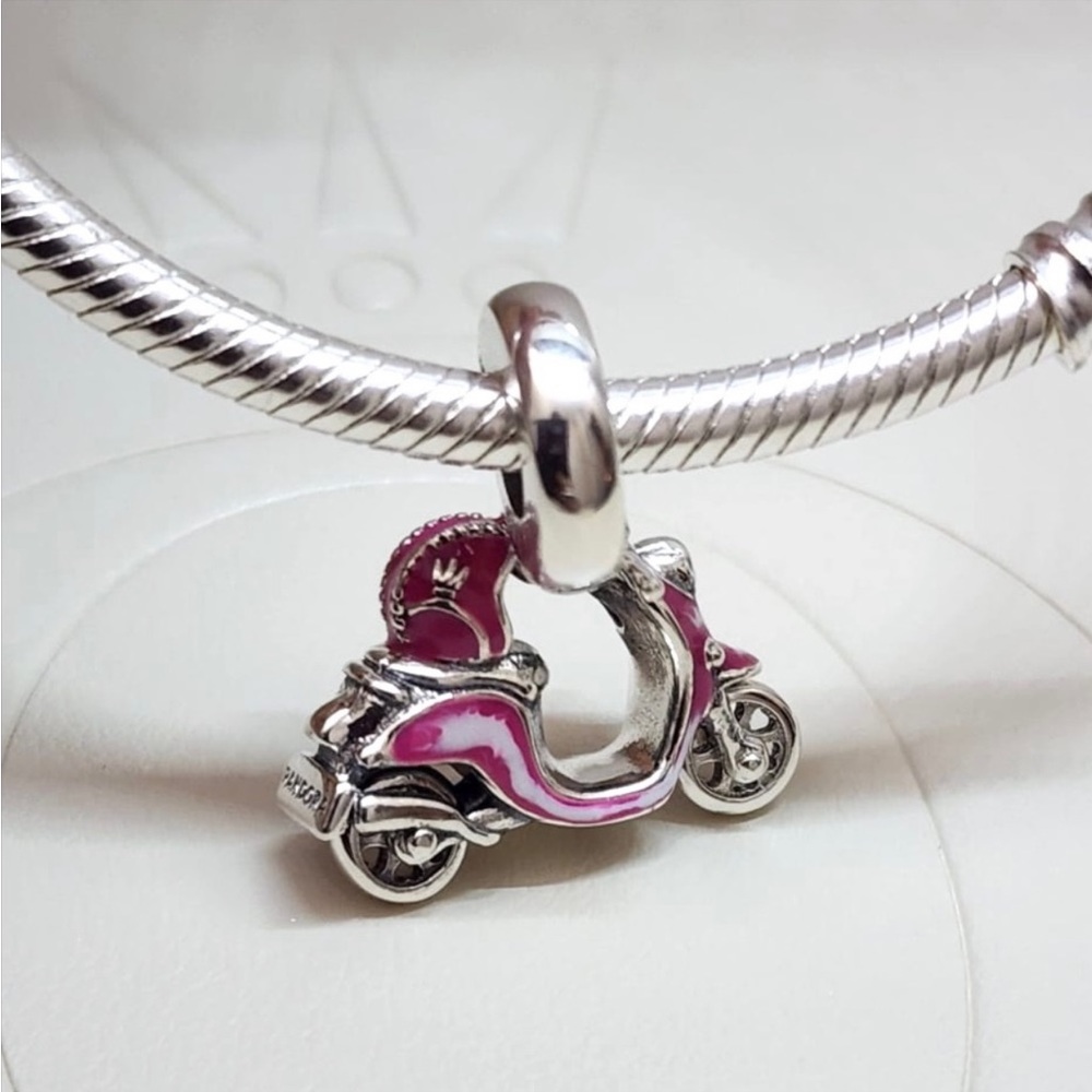 Authentic Pink Scooter Dangle Charm